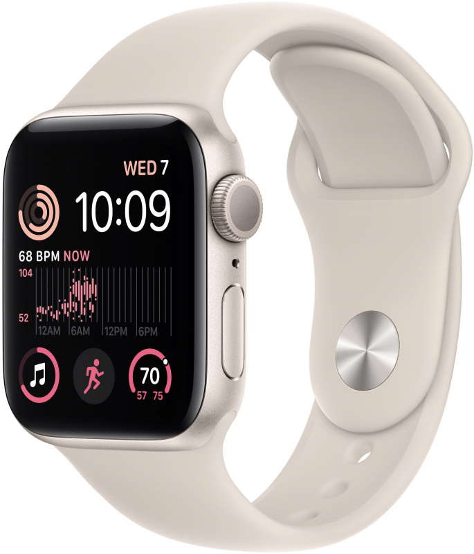 Часы Apple Watch SE 2022, 40 мм «сияющая звезда» MNT33LL/A