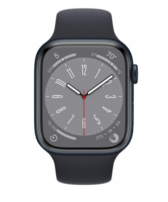 Часы Apple Watch Series 8, 45mm «темная ночь» (MNP13ZPA), 2